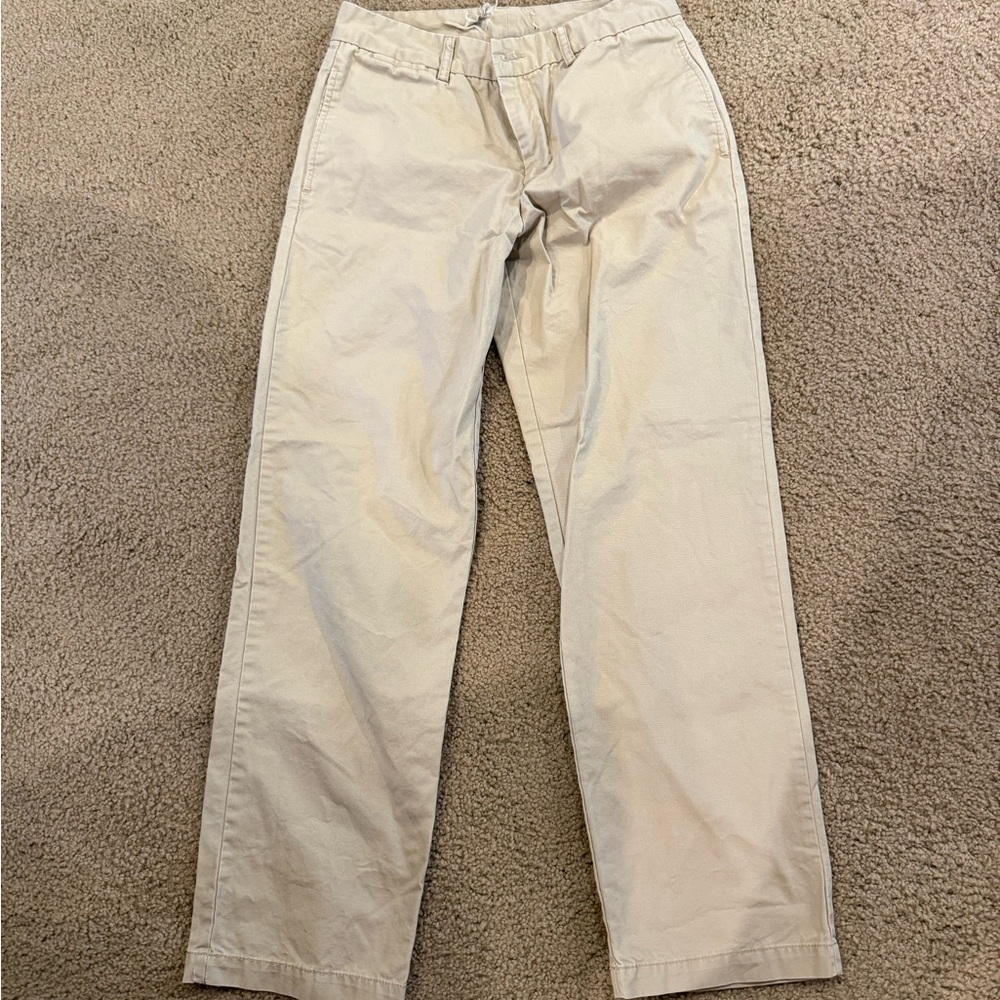 Boy’s Ralph Lauren Casual Straight-Leg Chino Pants — Khaki